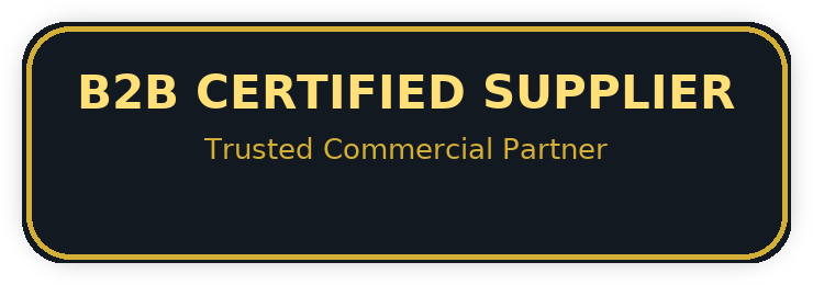 B2B Certified Supplier - Trusted Commercial Partner